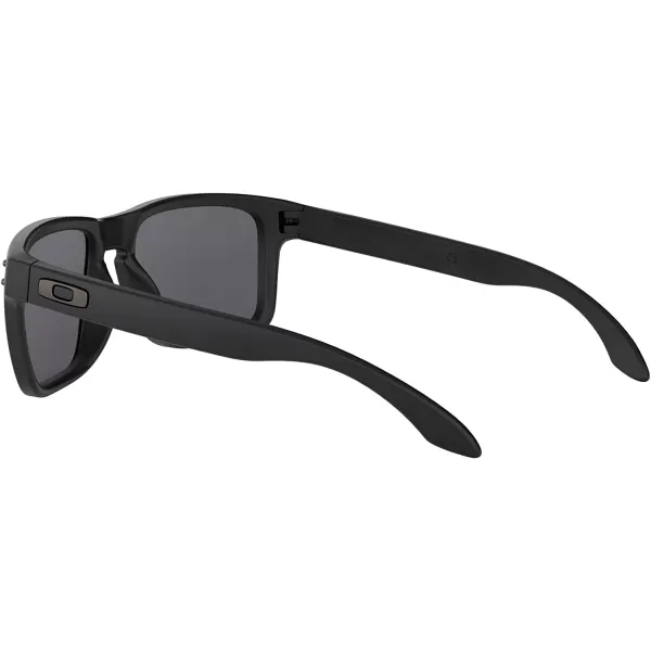 imageOakley Mens Oo9102 Holbrook Polarized Square SunglassesMatte BlackBlack Iridium Polarized