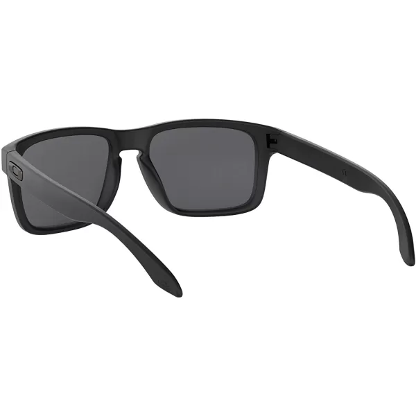 imageOakley Mens Oo9102 Holbrook Polarized Square SunglassesMatte BlackBlack Iridium Polarized