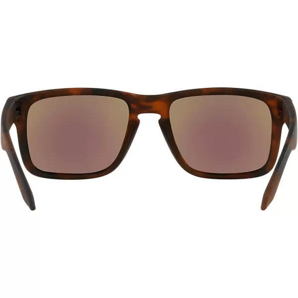 imageOakley Mens Oo9102 Holbrook Polarized Square SunglassesMatte Brown Tortoise W Prizm Sapphire Polarized