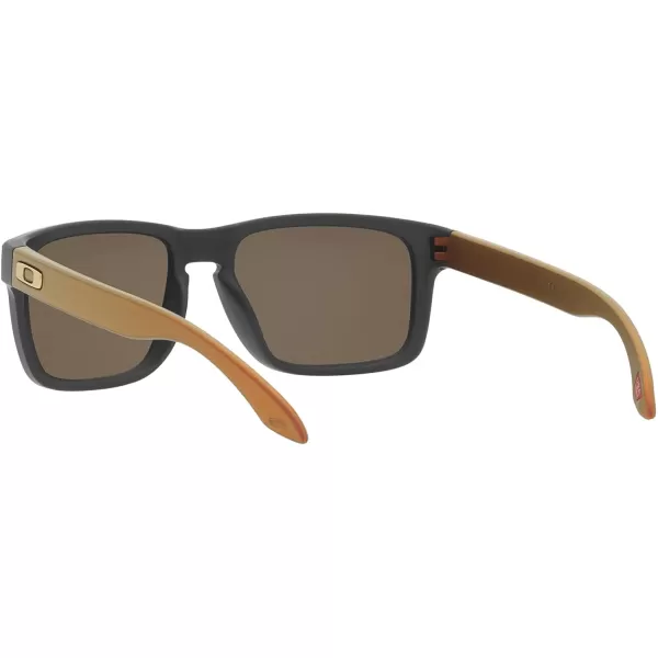 imageOakley Mens Oo9102 Holbrook Polarized Square SunglassesMatte CarbonPrizm 24k Polarized