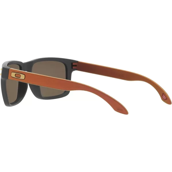 imageOakley Mens Oo9102 Holbrook Polarized Square SunglassesMatte CarbonPrizm 24k Polarized