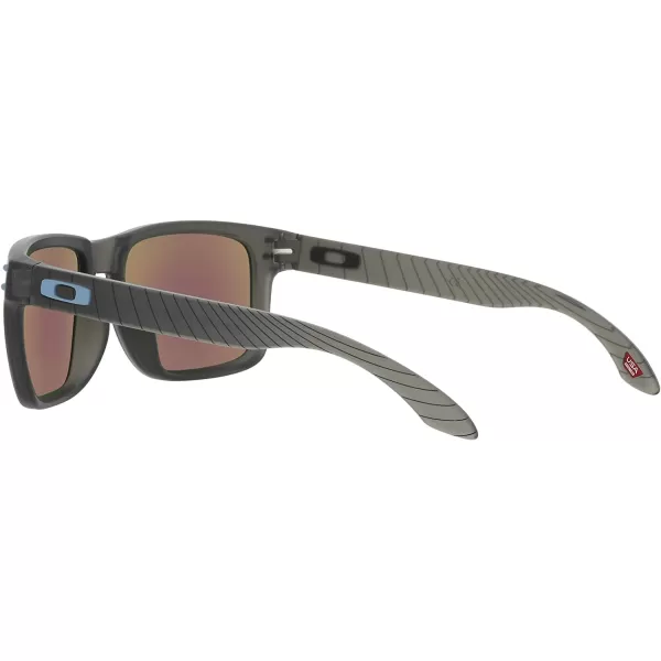 imageOakley Mens Oo9102 Holbrook Polarized Square SunglassesMatte Grey SmokePrizm Sapphire Polarized