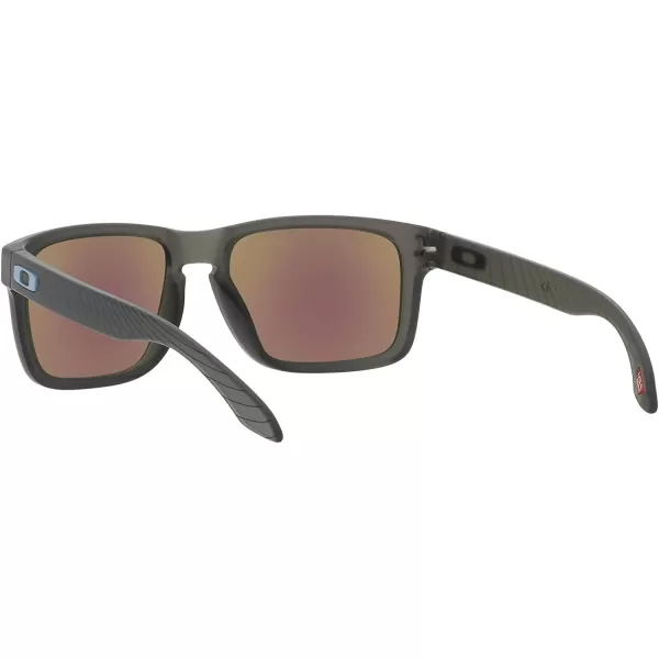 imageOakley Mens Oo9102 Holbrook Polarized Square SunglassesMatte Grey SmokePrizm Sapphire Polarized