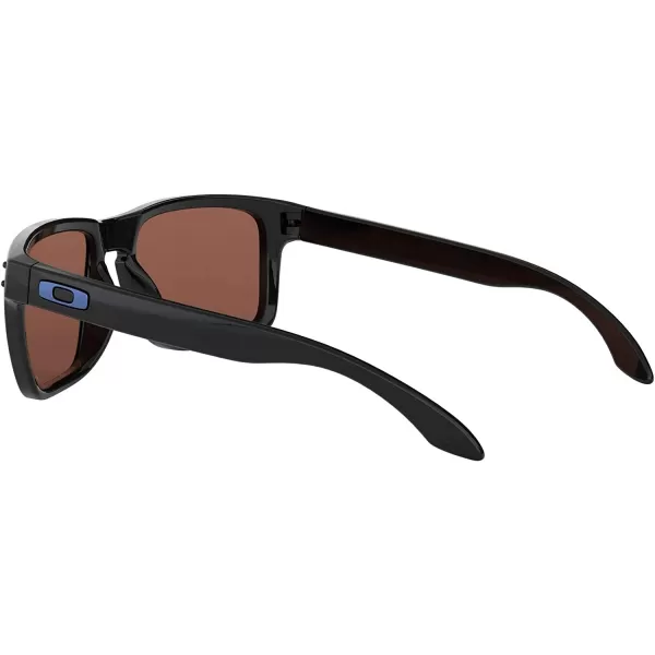 imageOakley Mens Oo9102 Holbrook Polarized Square SunglassesPolished BlackPrizm Deep Water Polarized