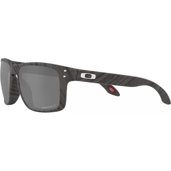 imageOakley Mens Oo9102 Holbrook Polarized Square SunglassesWoodgrainPrizm Black Polarized