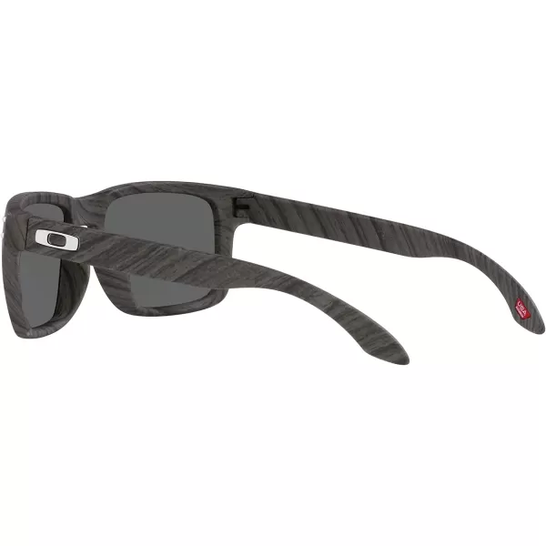 imageOakley Mens Oo9102 Holbrook Polarized Square SunglassesWoodgrainPrizm Black Polarized