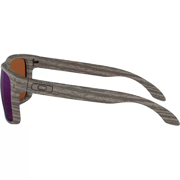 imageOakley Mens Oo9102 Holbrook Polarized Square SunglassesWoodgrainPrizm Shallow Water Polarized