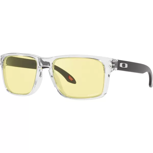 imageOakley Mens Oo9102 Holbrook Square SunglassesClearPrizm Gaming