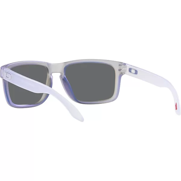 imageOakley Mens Oo9102 Holbrook Square SunglassesDark Matte Stonewash OpalinePrizm Black