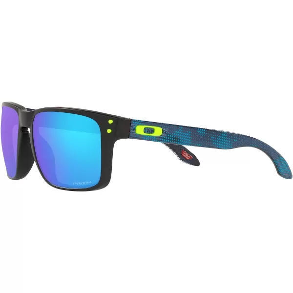 imageOakley Mens Oo9102 Holbrook Square SunglassesHi Res Blue CamoPrizm Sapphire