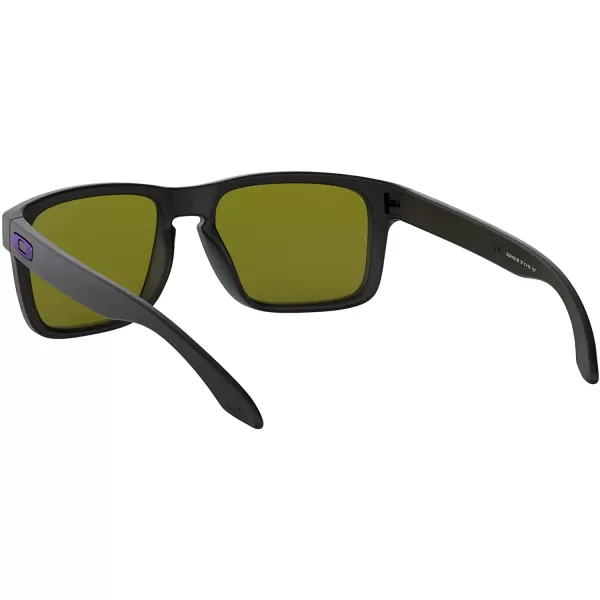 imageOakley Mens Oo9102 Holbrook Square SunglassesJulian Wilson Matte BlackViolet Iridium