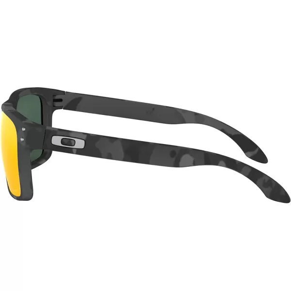 imageOakley Mens Oo9102 Holbrook Square SunglassesMatte Black CamoPrizm Ruby