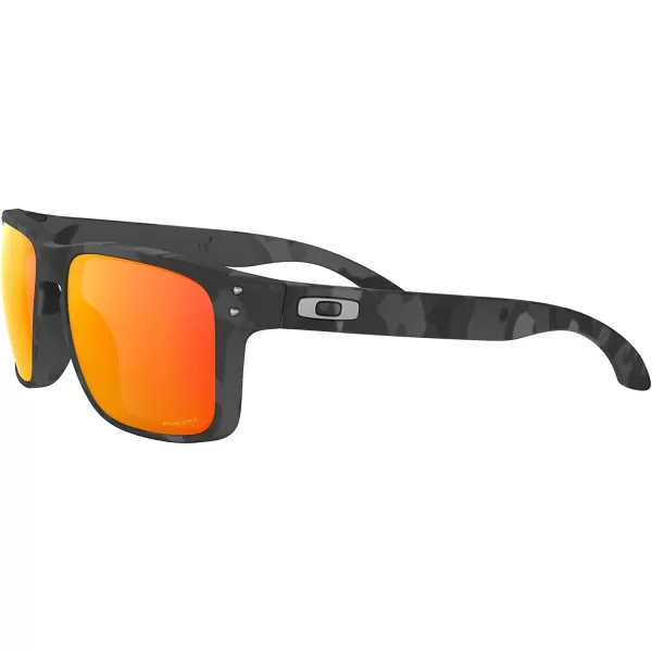 imageOakley Mens Oo9102 Holbrook Square SunglassesMatte Black CamoPrizm Ruby