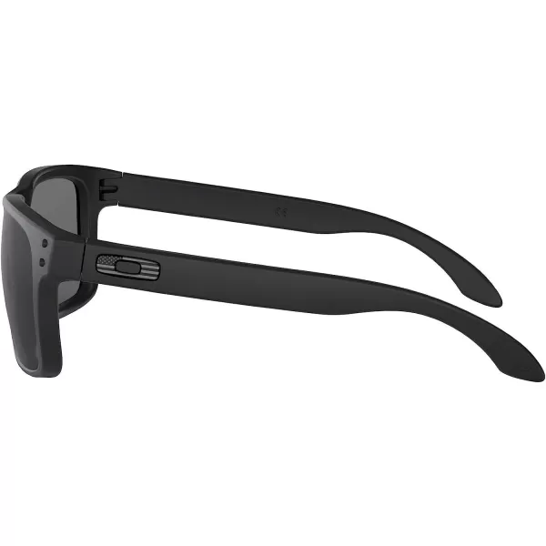 imageOakley Mens Oo9102 Holbrook Square SunglassesMatte Black Tonal IconGrey