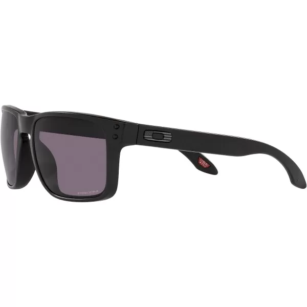 imageOakley Mens Oo9102 Holbrook Square SunglassesMatte Black Tonal Us FlagPrizm Grey