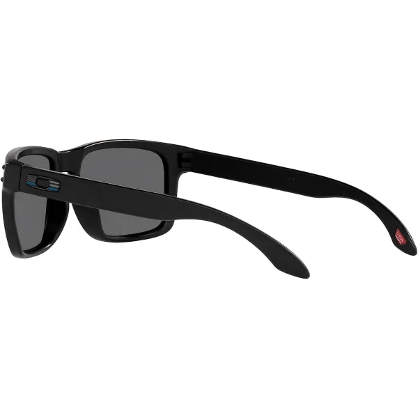 imageOakley Mens Oo9102 Holbrook Square SunglassesMatte BlackPrizm Black Polarized