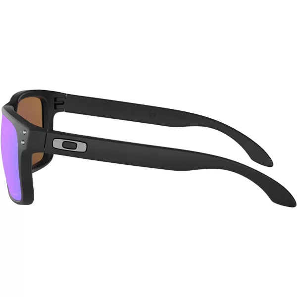 imageOakley Mens Oo9102 Holbrook Square SunglassesMatte BlackPrizm Black Polarized