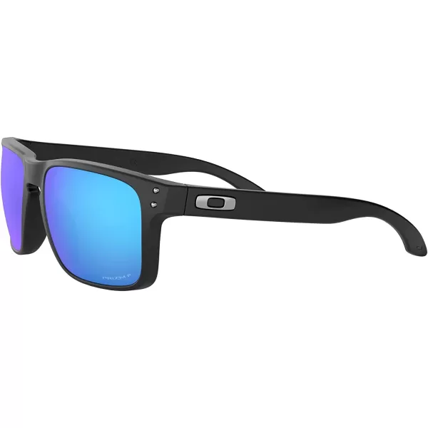imageOakley Mens Oo9102 Holbrook Square SunglassesMatte BlackPrizm Black Polarized