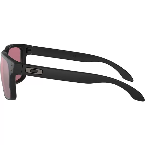 imageOakley Mens Oo9102 Holbrook Square SunglassesMatte BlackPrizm Dark Golf