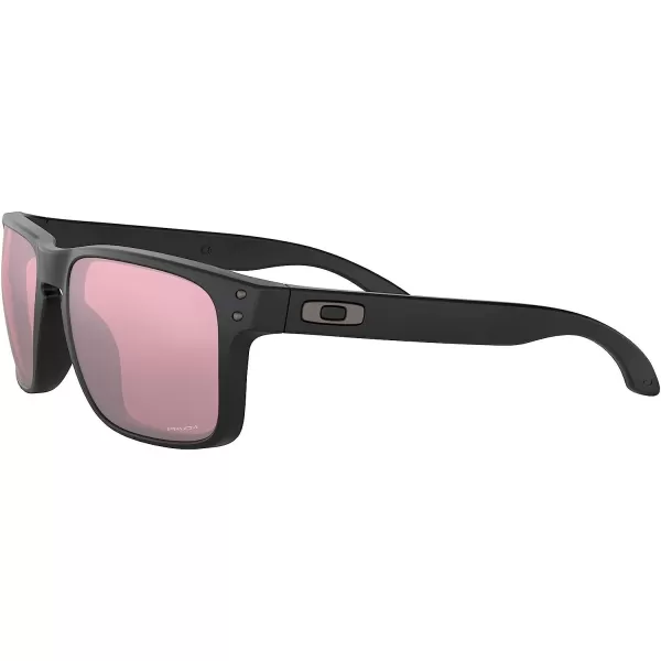 imageOakley Mens Oo9102 Holbrook Square SunglassesMatte BlackPrizm Dark Golf