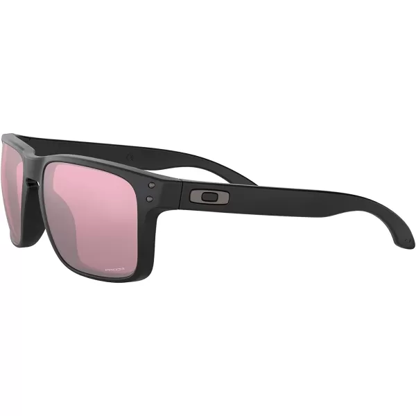imageOakley Mens Oo9102 Holbrook Square SunglassesMatte BlackPrizm Dark Golf