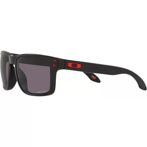 imageOakley Mens Oo9102 Holbrook Square SunglassesMatte BlackPrizm Grey