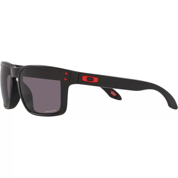 imageOakley Mens Oo9102 Holbrook Square SunglassesMatte BlackPrizm Grey