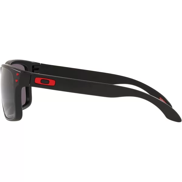 imageOakley Mens Oo9102 Holbrook Square SunglassesMatte BlackPrizm Grey