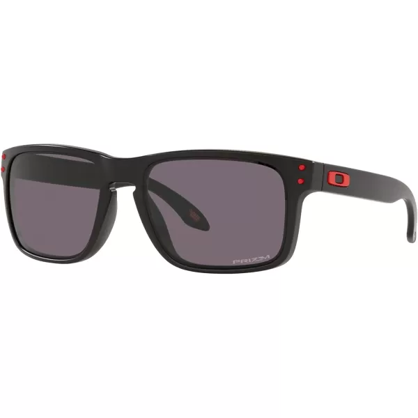 imageOakley Mens Oo9102 Holbrook Square SunglassesMatte BlackPrizm Grey