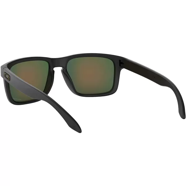 imageOakley Mens Oo9102 Holbrook Square SunglassesMatte BlackPrizm Ruby