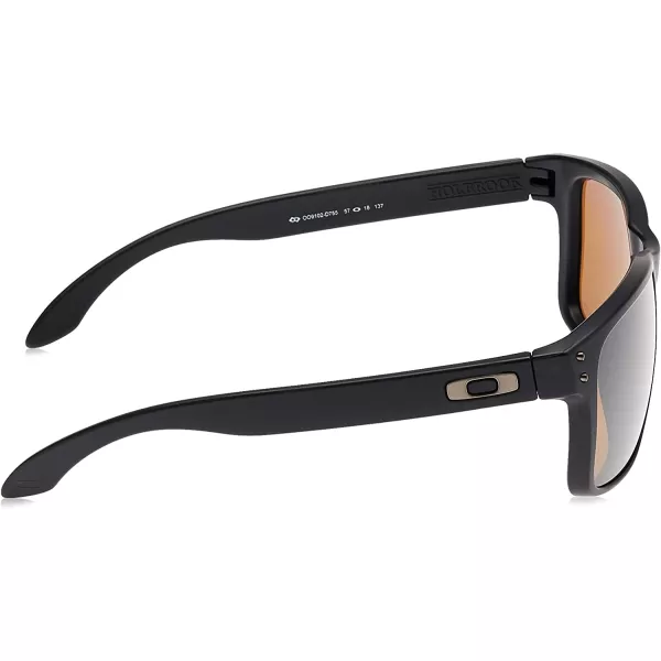 imageOakley Mens Oo9102 Holbrook Square SunglassesMatte BlackPrizm Ruby