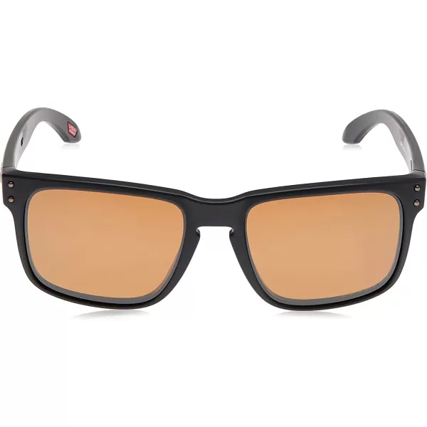 imageOakley Mens Oo9102 Holbrook Square SunglassesMatte BlackPrizm Ruby