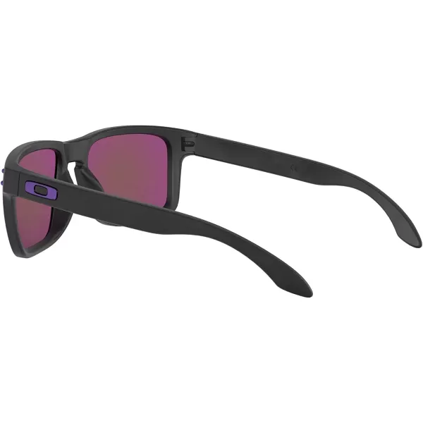imageOakley Mens Oo9102 Holbrook Square SunglassesMatte BlackPrizm Violet