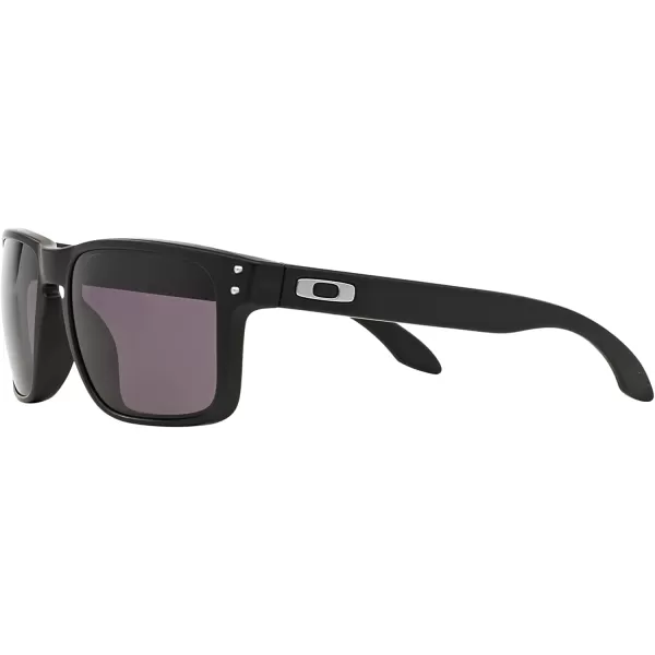 imageOakley Mens Oo9102 Holbrook Square SunglassesMatte BlackWarm Grey