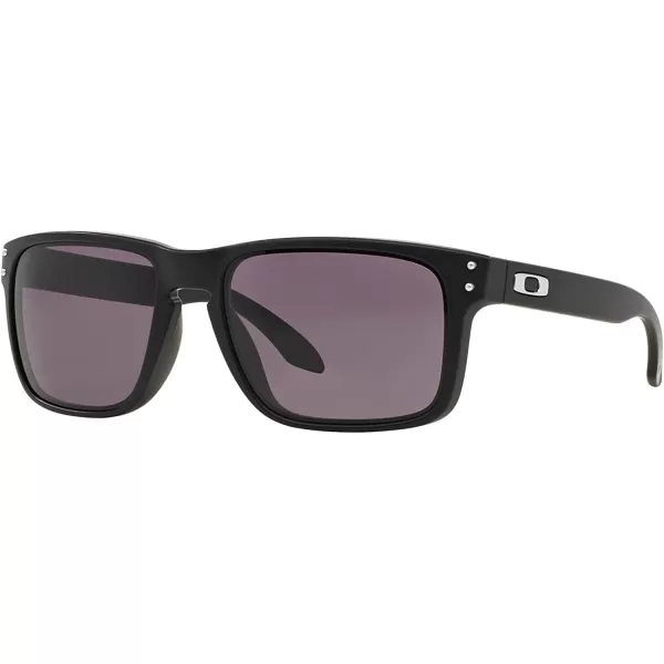 imageOakley Mens Oo9102 Holbrook Square SunglassesMatte BlackWarm Grey
