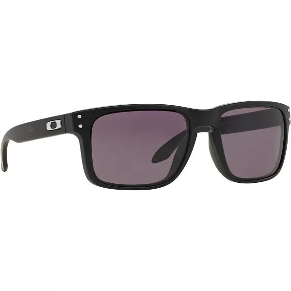 imageOakley Mens Oo9102 Holbrook Square SunglassesMatte BlackWarm Grey
