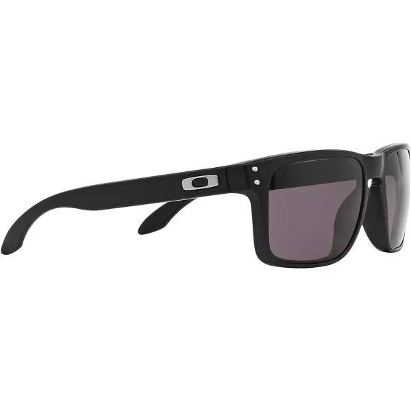 imageOakley Mens Oo9102 Holbrook Square SunglassesMatte BlackWarm Grey