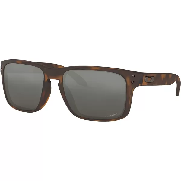 imageOakley Mens Oo9102 Holbrook Square SunglassesMatte Brown TortoisePrizm Black