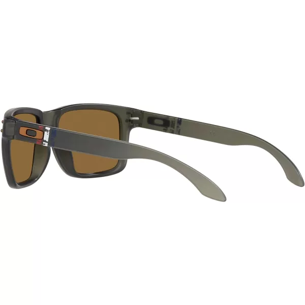 imageOakley Mens Oo9102 Holbrook Square SunglassesMatte Olive InkPrizm Tungsten