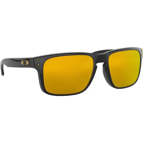 imageOakley Mens Oo9102 Holbrook Square SunglassesPolished Black24k Iridium