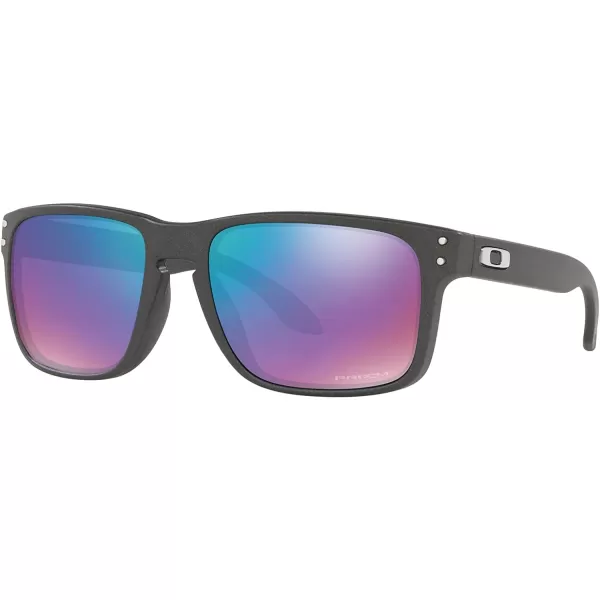 imageOakley Mens Oo9102 Holbrook Square SunglassesSteelPrizm Snow Sapphire