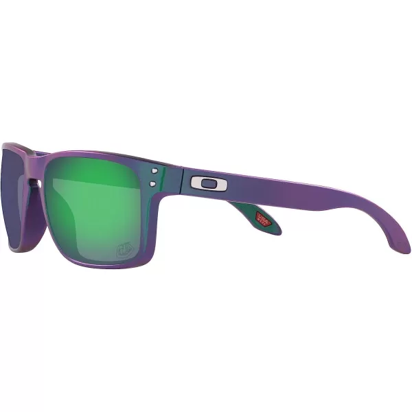 imageOakley Mens Oo9102 Holbrook Square SunglassesTld Matte Purple Green ShiftPrizm Jade
