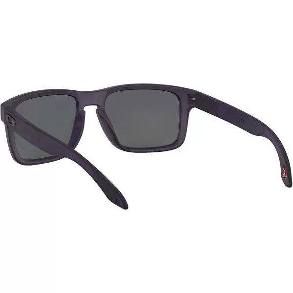 imageOakley Mens Oo9102 Holbrook Square SunglassesTranslucent Purple ShadowPrizm Black