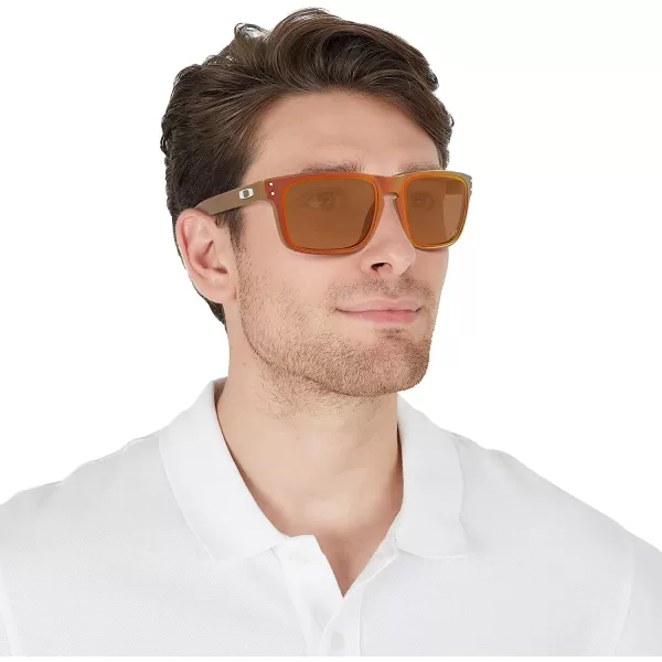 imageOakley Mens Oo9102 Holbrook Square SunglassesTroy Lee Designs Red Gold ShiftPrizm Ruby Alt Iridium