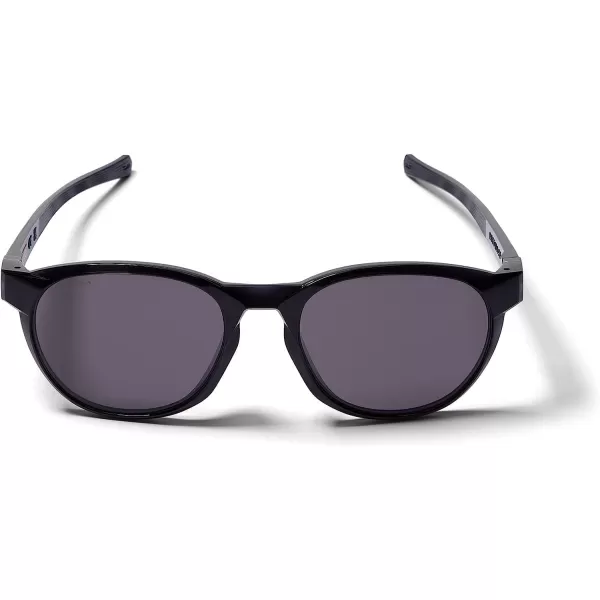 imageOakley Mens Oo9126f Reedmace Low Bridge Fit Round SunglassesBlack InkPrizm Grey