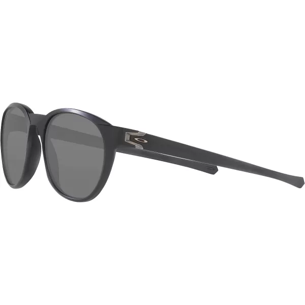 imageOakley Mens Oo9126f Reedmace Low Bridge Fit Round SunglassesMatte Black InkPrizm Black