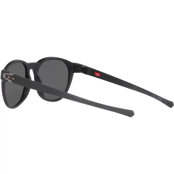 imageOakley Mens Oo9126f Reedmace Low Bridge Fit Round SunglassesMatte Black InkPrizm Black