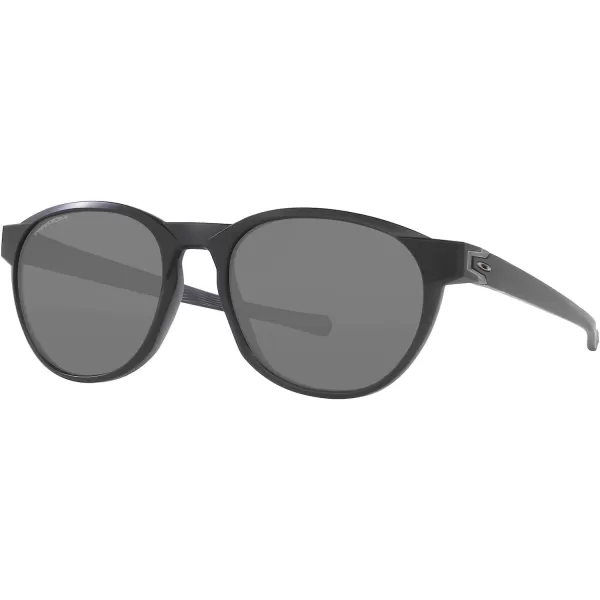 imageOakley Mens Oo9126f Reedmace Low Bridge Fit Round SunglassesMatte Black InkPrizm Black