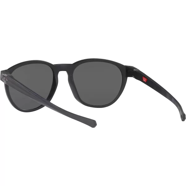 imageOakley Mens Oo9126f Reedmace Low Bridge Fit Round SunglassesMatte Black InkPrizm Black