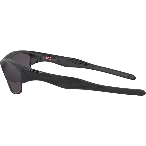 imageOakley Mens Oo9144 Half Jacket 20 SunglassesMatte BlackPrizm Grey Polarized